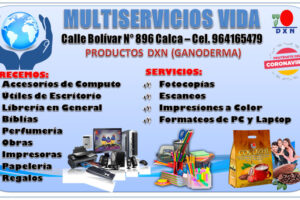 Multiservicios de imprenta.