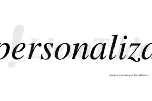PERSONALIZA